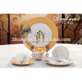 Set de vaisselle en porcelaine de style espagnol en porcelaine